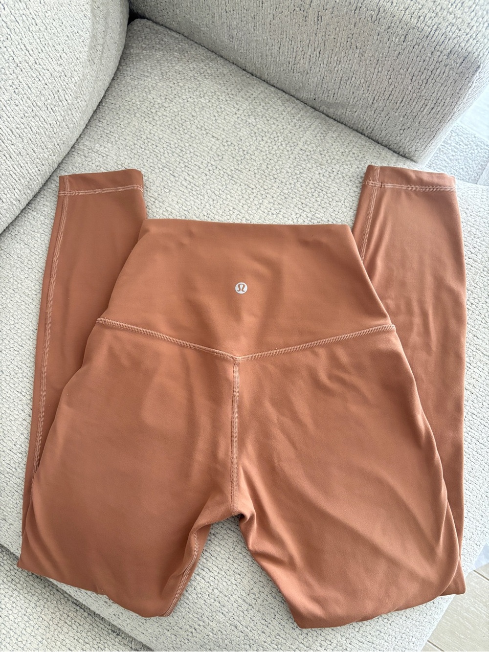 lululemon Align High Rise Leggings Brown Tan Size 4